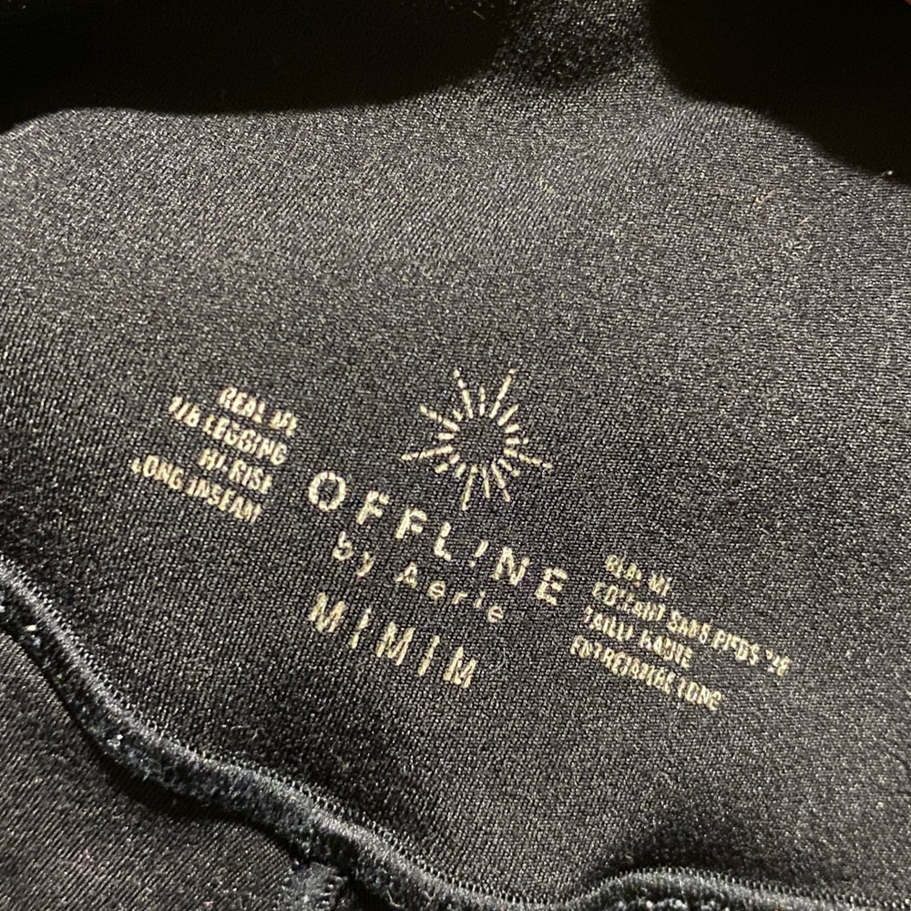 Aerie OFFLINE real me hi rise 7/8 legging black long - Picture 3 of 4
